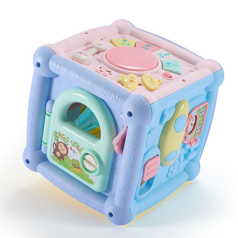 Baby Musical Drum & Activity Cube - Light-Up Learning Toy for Toddlers