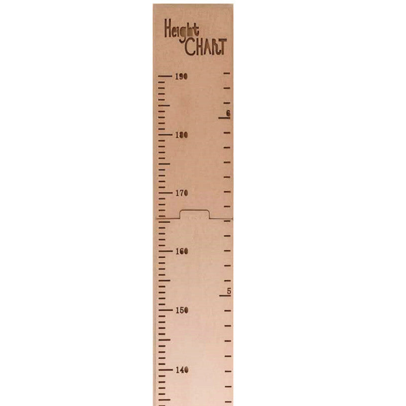 Wooden Kids Height Growth Chart - Hanging Nordic Ruler