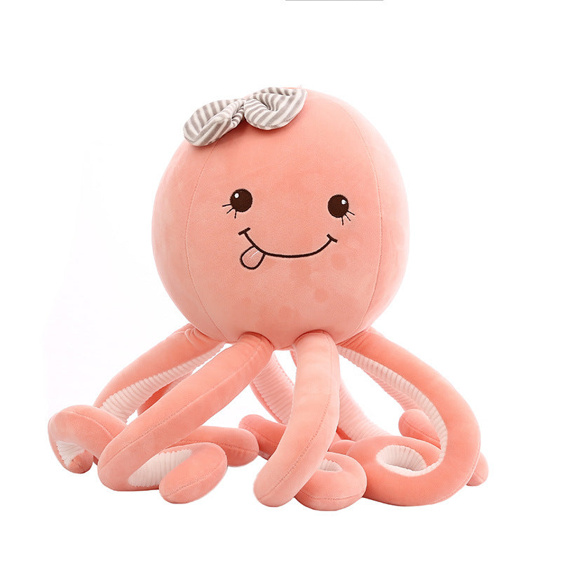 Octopus Whale Plush Toy - Soft Stuffed Sea Animal Doll for Kids & Babies