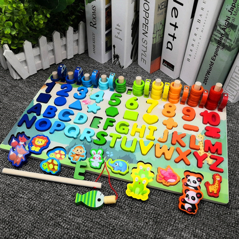 Magnetic Fishing Game - Wooden Educational Toy for Toddlers