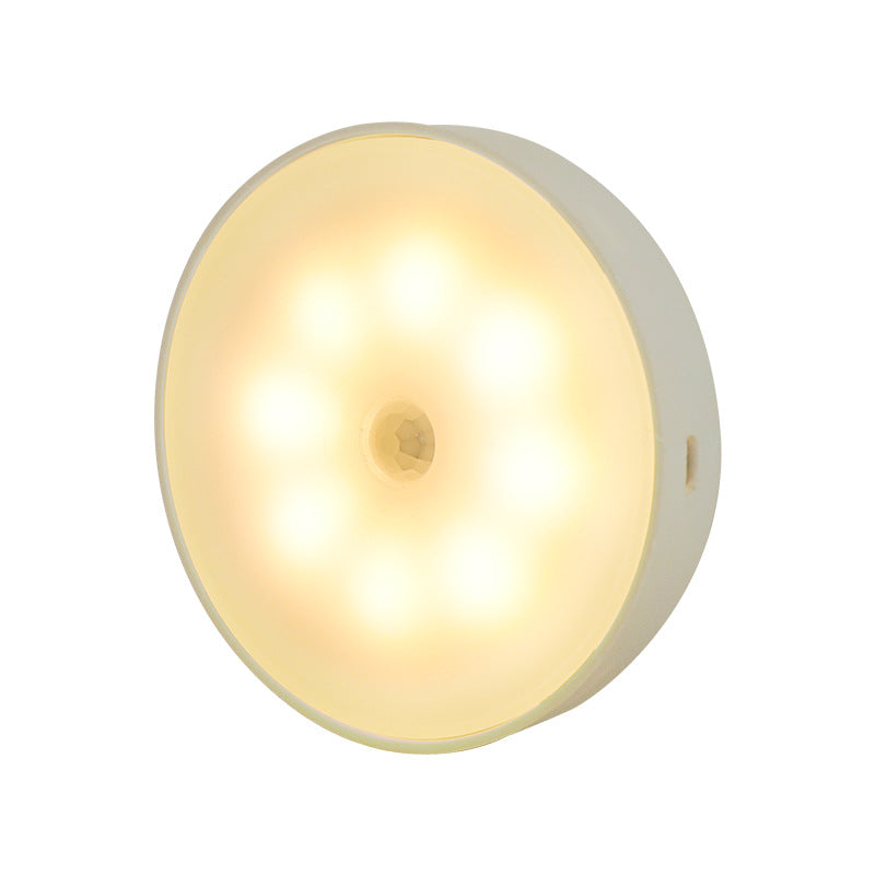 Motion sensor LED puck light