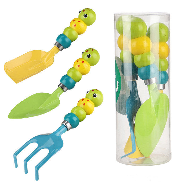 Kids Gardening Tools Set - Little Gardener Shovel and Rake Kit