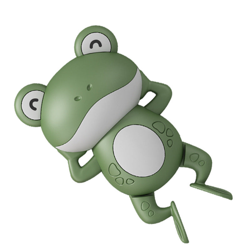 Wind-Up Swimming Frog Bath Toy - Fun Floating Water Toy for Kids