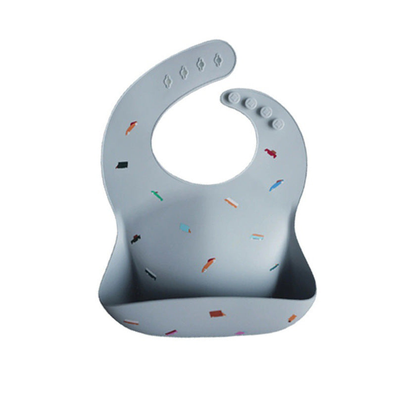 Baby Silicone Feeding Bib with Food Catcher (Waterproof)