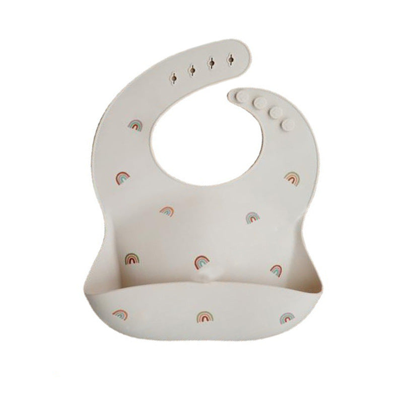 Baby Silicone Feeding Bib with Food Catcher (Waterproof)