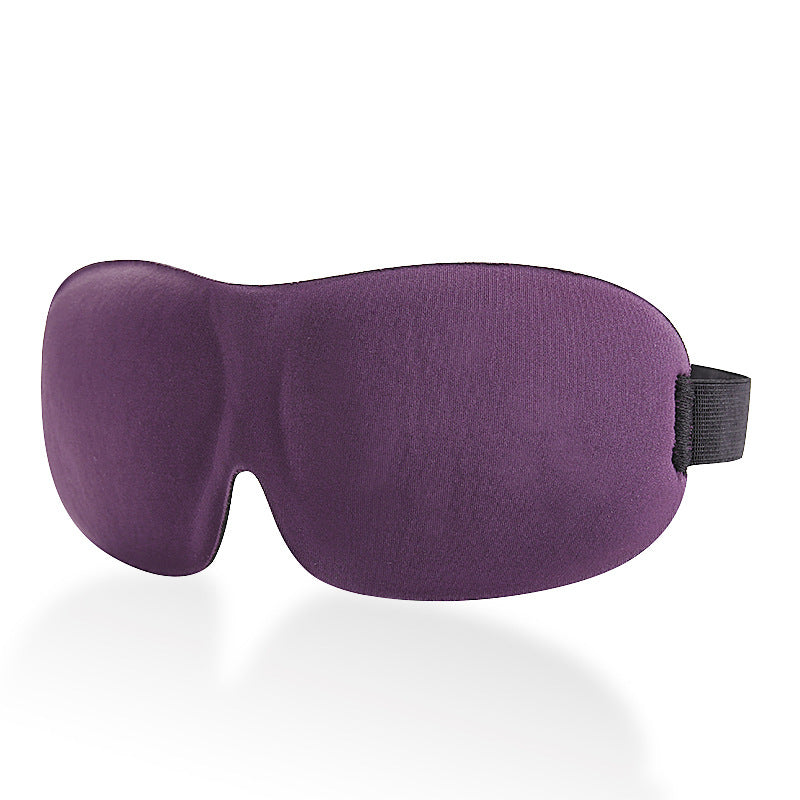 3D Contoured Sleep Eye Mask — Blackout, No-Pressure with Earplugs