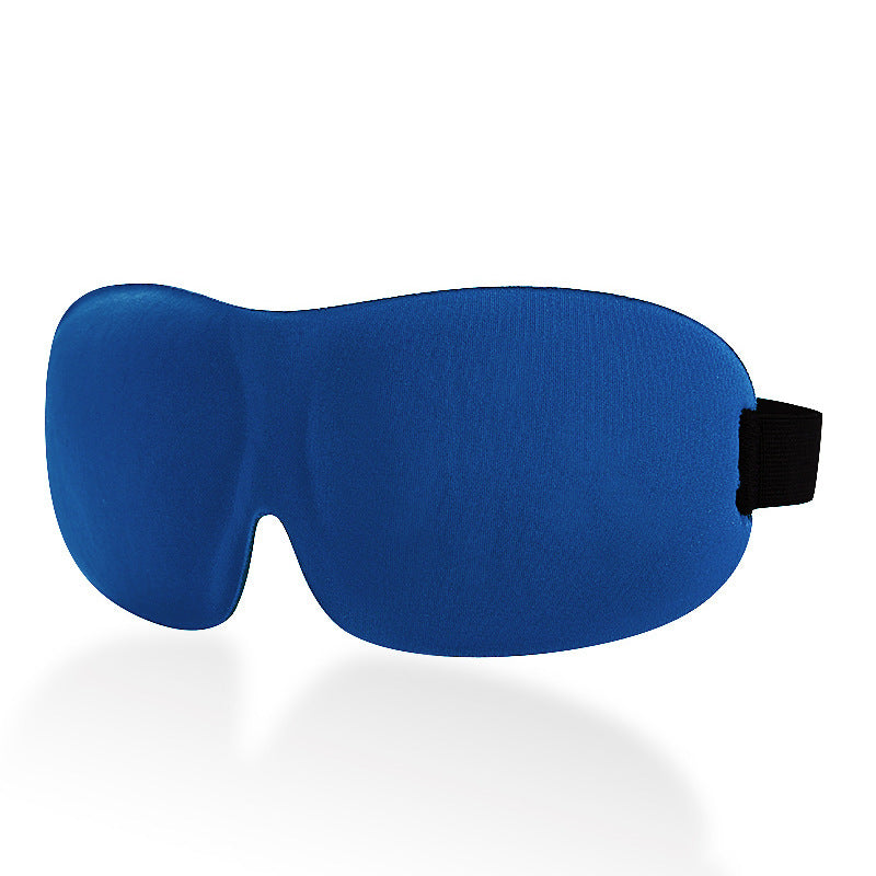 3D Contoured Sleep Eye Mask — Blackout, No-Pressure with Earplugs