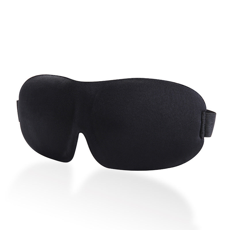 3D Contoured Sleep Eye Mask — Blackout, No-Pressure with Earplugs