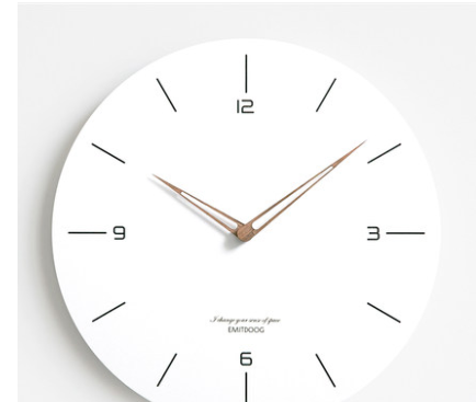 Zamonaviy Minimalist Devor Soati (Shovqinsiz, 30sm)