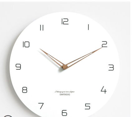 Zamonaviy Minimalist Devor Soati (Shovqinsiz, 30sm)