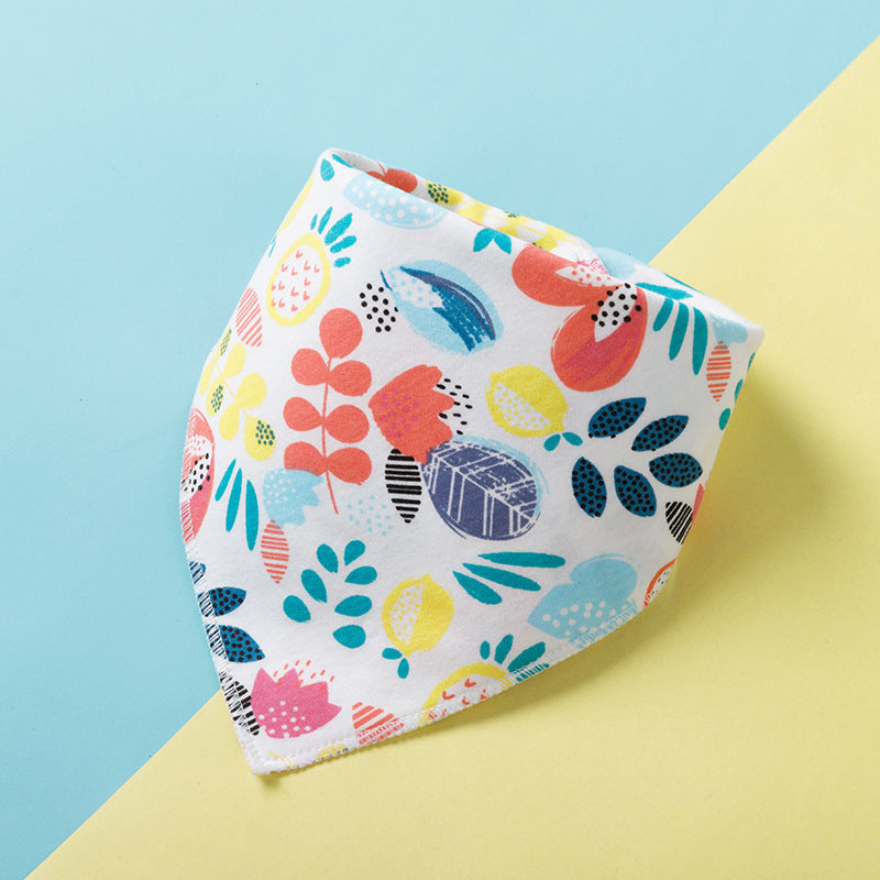 Baby Bandana Bibs - Soft Cotton Absorbent Drool Bibs for Newborns