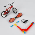 Kids Finger Skateboard & Finger Bike Set - Mini Fingerboard Trick Toy