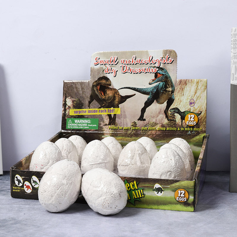 Kids Dinosaur Dig Eggs Fossil Excavation Kit Educational Toy