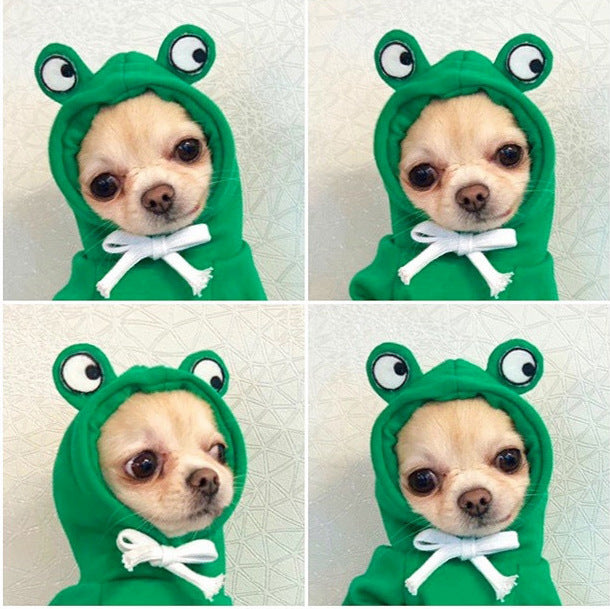 Cute Fruit Dog Hoodie - Warm Fleece Winter Sweater for Small Dogs & Cats