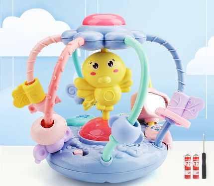 Baby Rattle & Teether Set - Grip Training Sensory Toy for Newborns