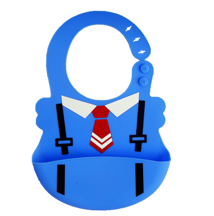 Silicone Baby Bib - Waterproof Food-Catcher Feeding Bib for Toddlers