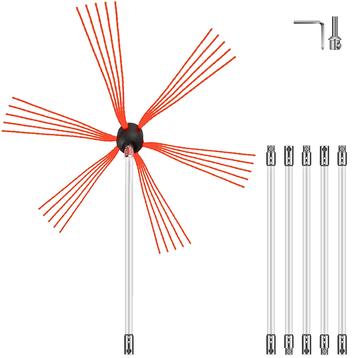 Flexible Chimney Sweep Rods