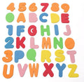 36 Foam Letters and Numbers Bath Toy - Educational Stick-On Bath Set