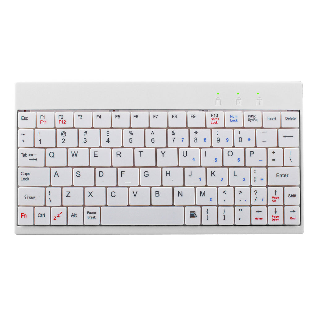 Mini Wired USB Keyboard - Compact 80-Key Slim Keyboard for PC & Laptop
