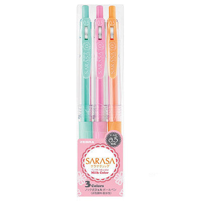 Milk color gel pens 3 set