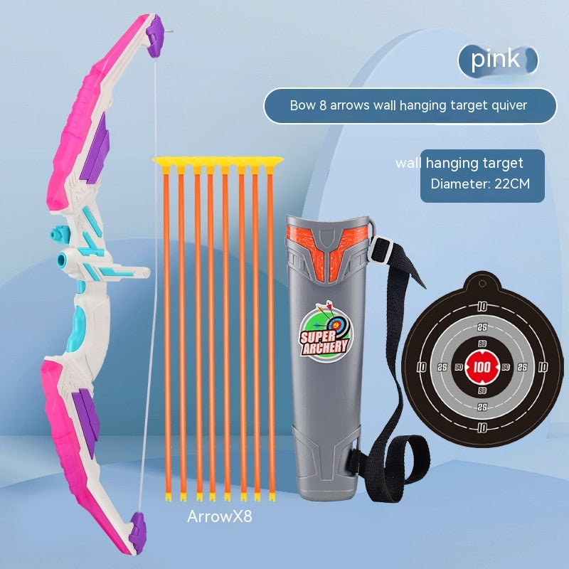 Kids Archery Bow and Arrow Set - Suction Arrows, Target and Quiver