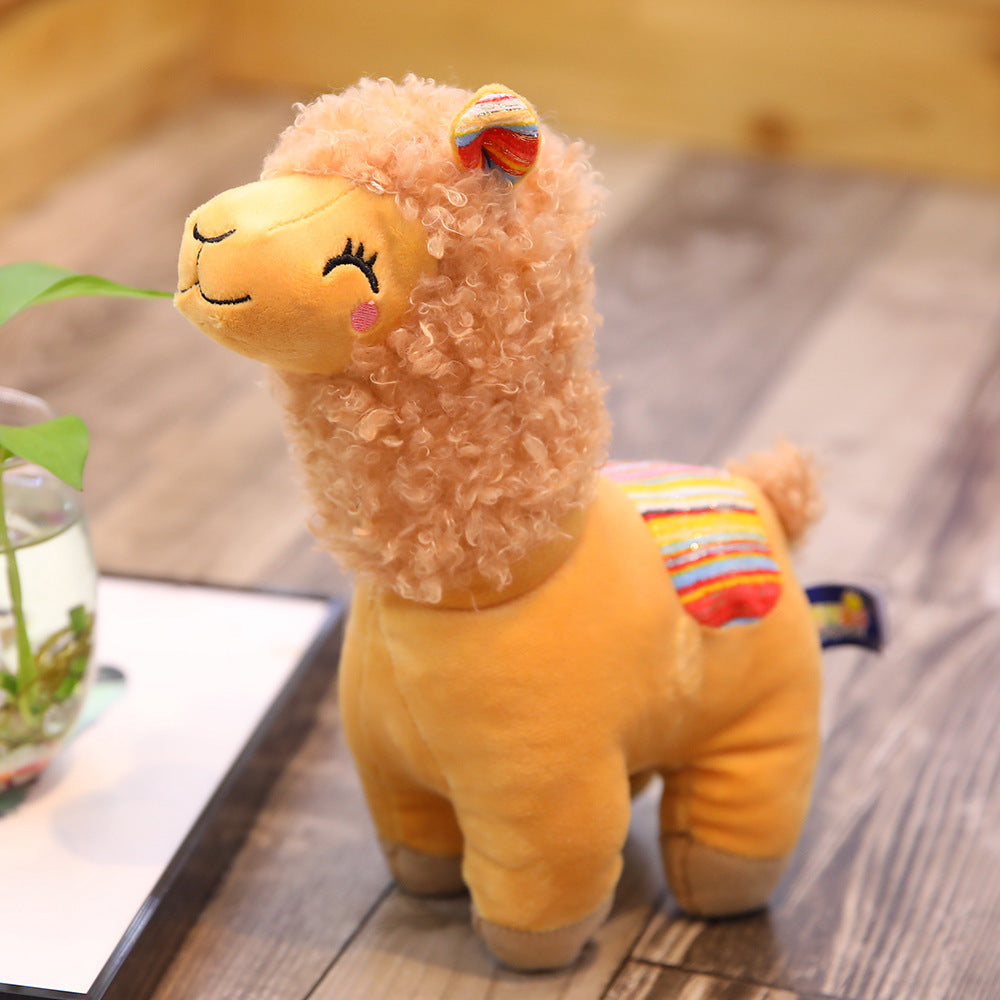 Cute Alpaca Llama Plush Toy - Soft Fluffy Stuffed Animal for Kids