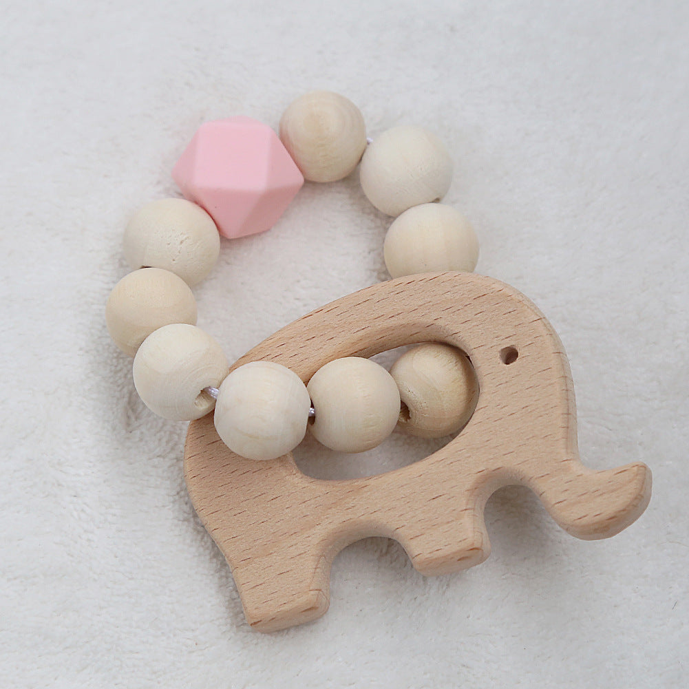 Baby Wooden Lacing Beads - Montessori Threading Animal Toy for Toddlers