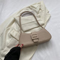 Western Style Shoulder Texture Crossbody Underarm Small Square