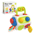 9-in-1 Busy Cube - Montessori Sensory Learning Toy for Toddlers