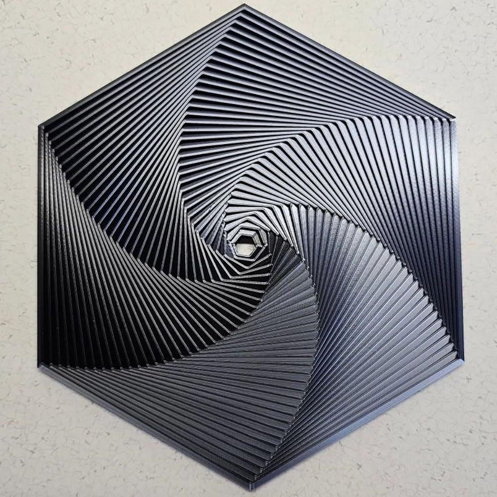 Hexagon 3D Fidget Toy — Satisfying Flip Stress Reliever