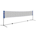 Portable Badminton & Volleyball Net - Adjustable Foldable Net Set for Backyard & Beach