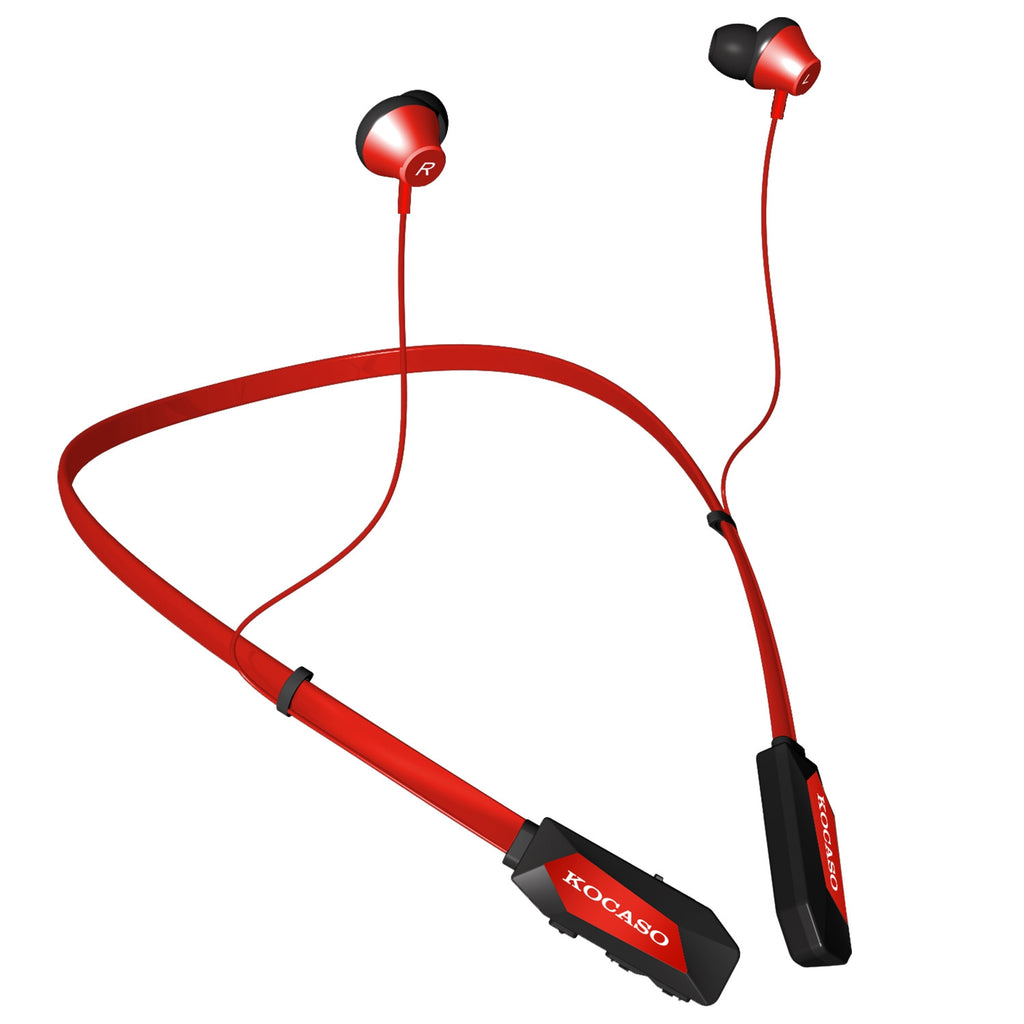 Wireless Neckband Sports Headphones - Sweatproof Bluetooth Earphones with Deep Bass
