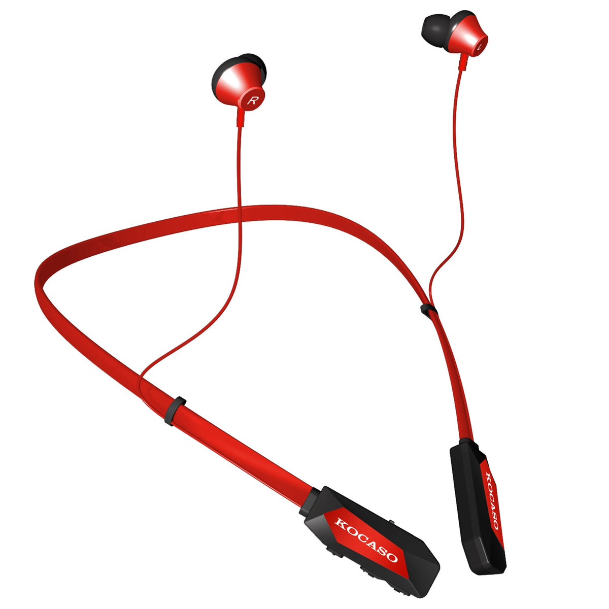 Wireless Neckband Sports Headphones - Sweatproof Bluetooth Earphones with Deep Bass