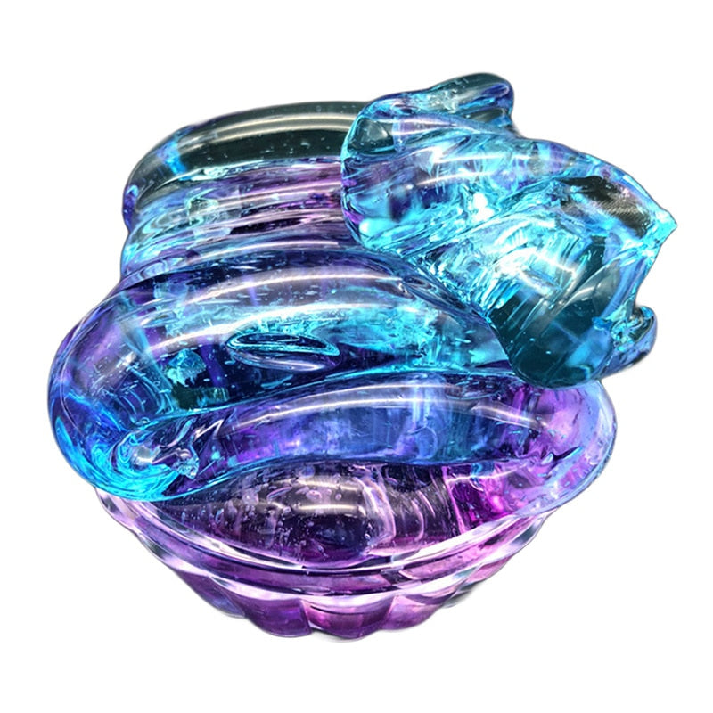 Crystal Gradient Mud Slime - Color-Changing Stretchy Sensory Fidget Slime