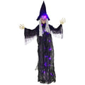 183 Cm Life Size Halloween Animated Hanging Witch With