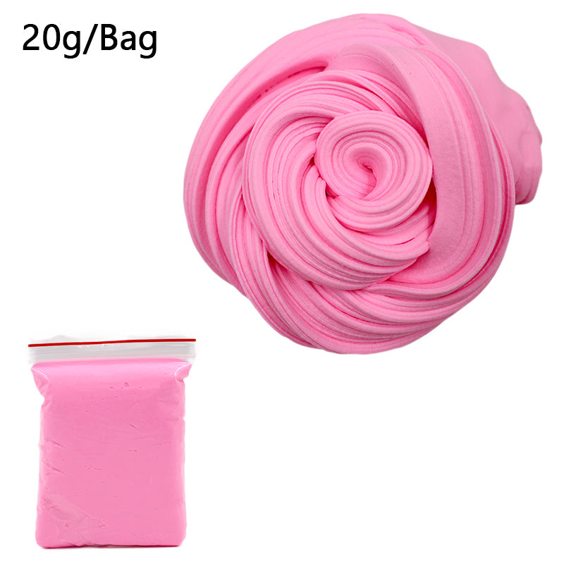 Fluffy Foam Slime - Soft Cloud Putty Sensory Stress Toy for Kids