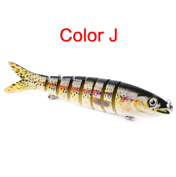 Multi-Jointed Fishing Lures - Lifelike Hard Bait Swimbait for Bass, Pike & Trout