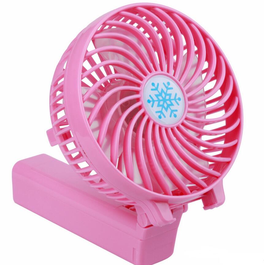 Foldable Portable Mini Fan — Handheld & Desk, USB Rechargeable
