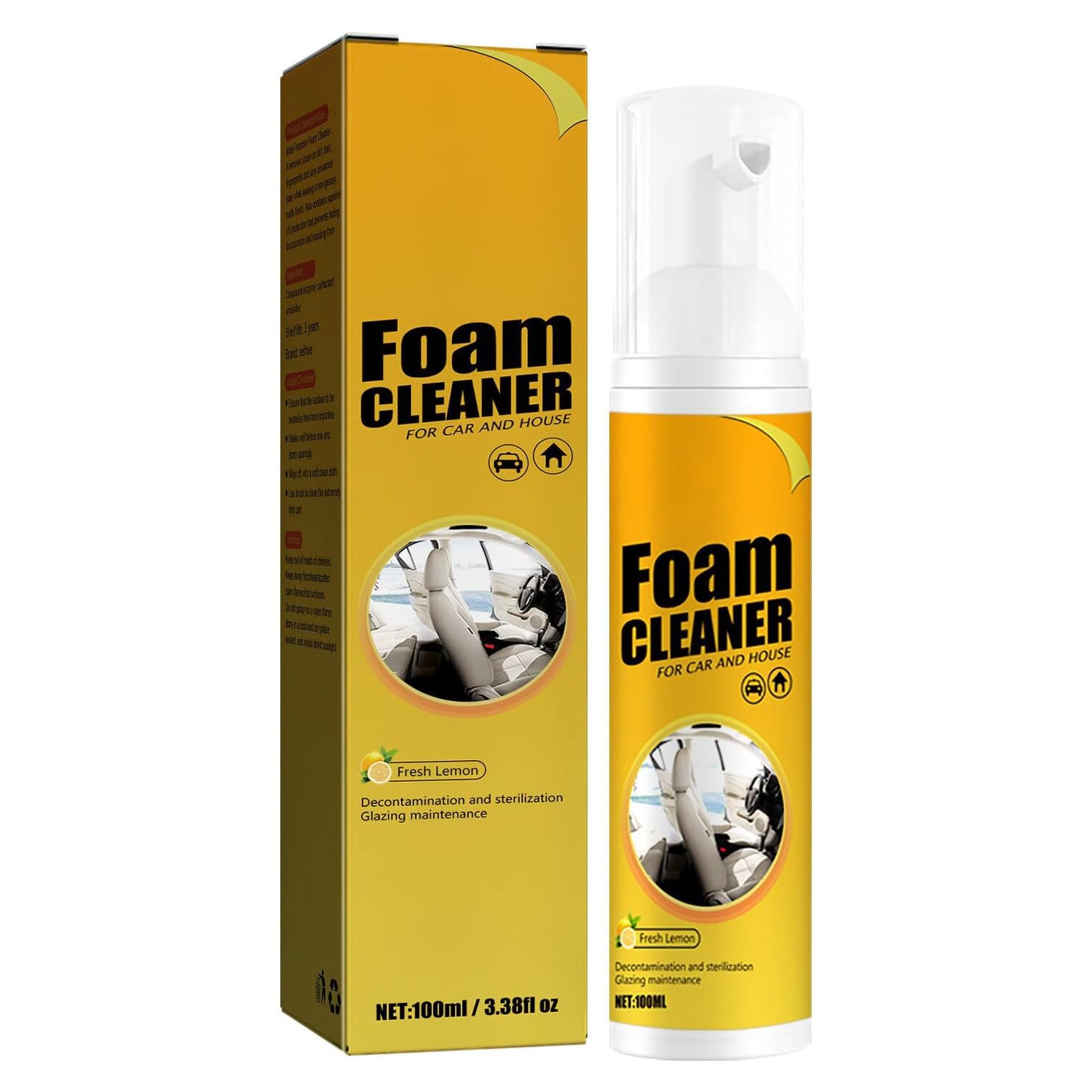 2Pcs Multipurpose Foam Cleaner Spray 100ml