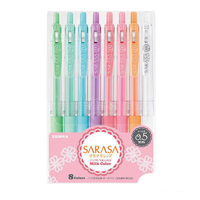 Kawaii milk color gel pen set 8 colors