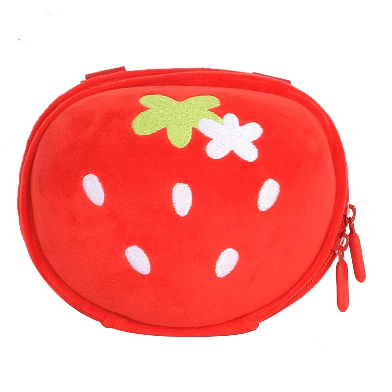 Cute Strawberry Crossbody Bag for Kids - Mini Cartoon Shoulder Purse for Girls