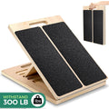 Wooden Slant Board Calf Stretcher Folded For Yoga Workout