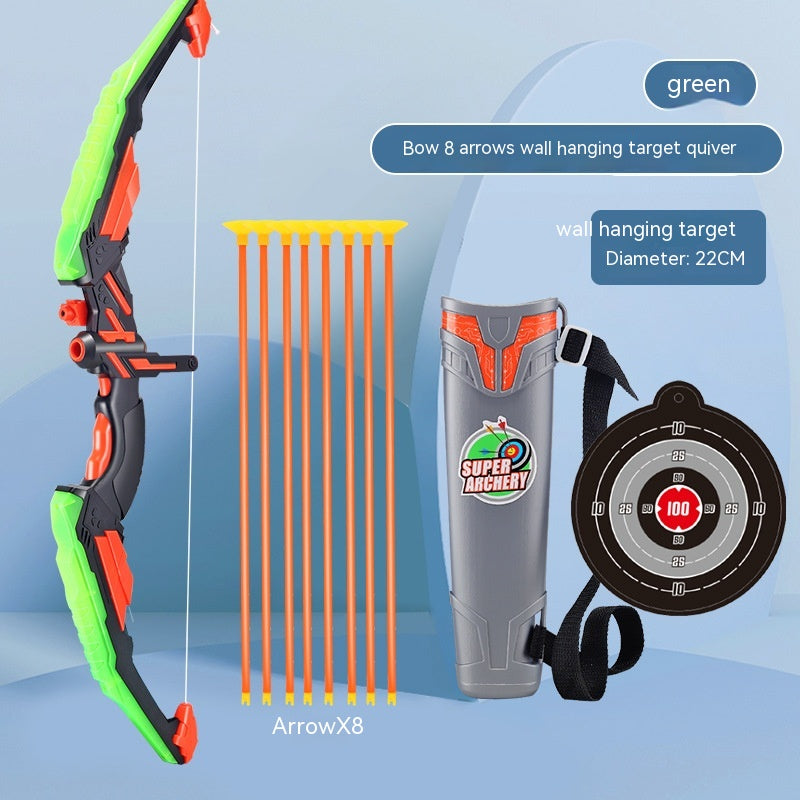 Kids Archery Bow and Arrow Set - Suction Arrows, Target and Quiver