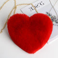 Love Bags For Women Plush Chain Shoulder Bags Valentine's Day