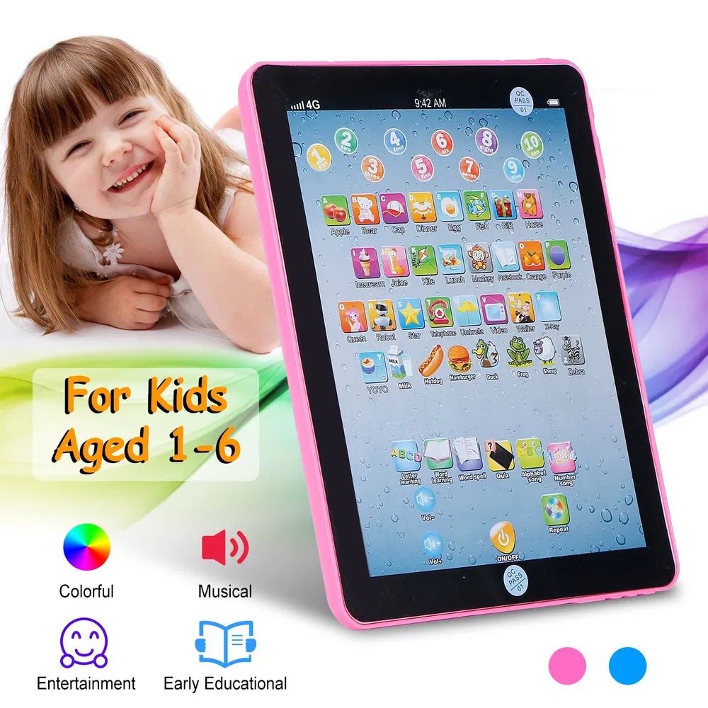 Baby Learning Tablet Toy - Educational Touch & Learn Pad for Toddlers