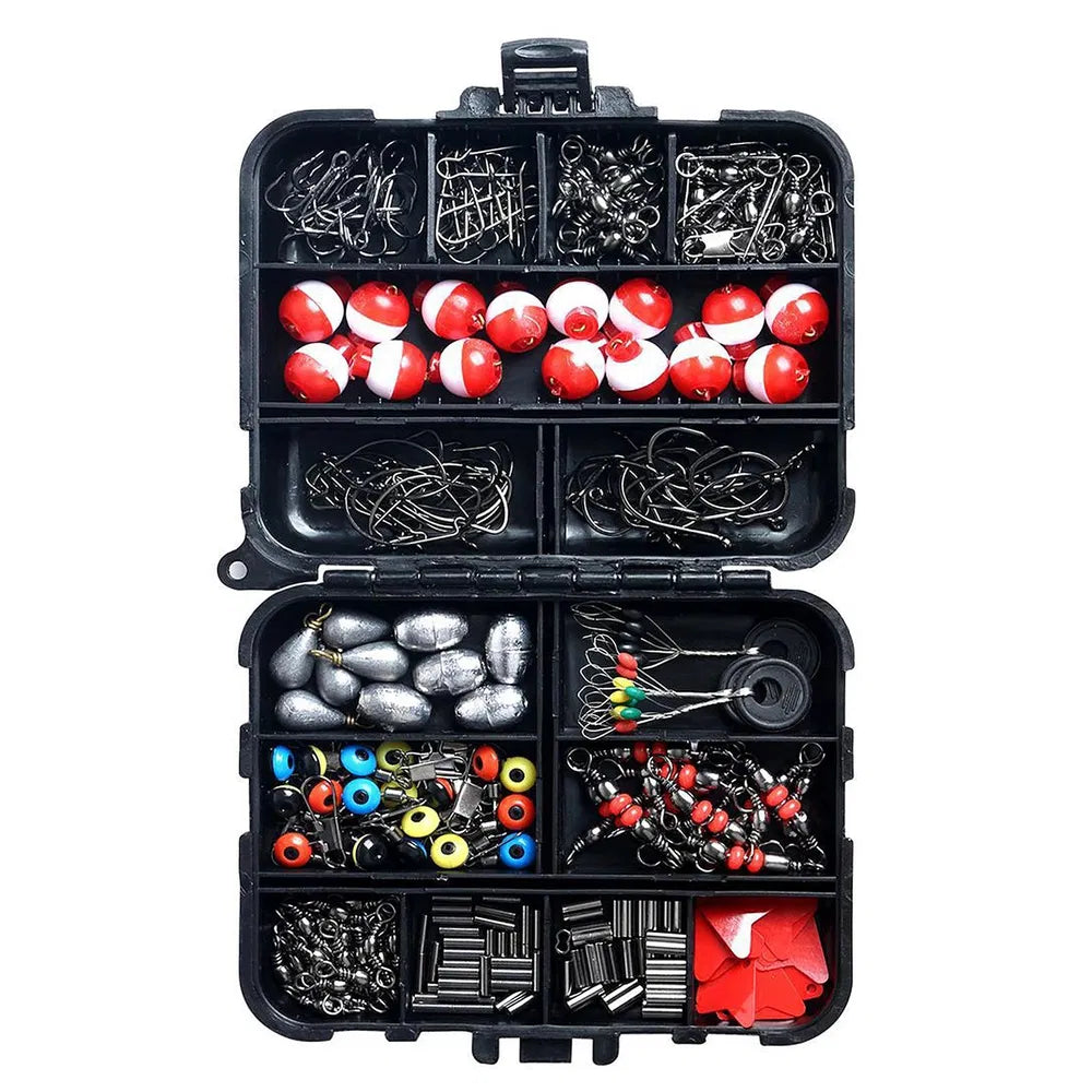 263pcs Outdoor Fishing Accessories Set With Tackle Box