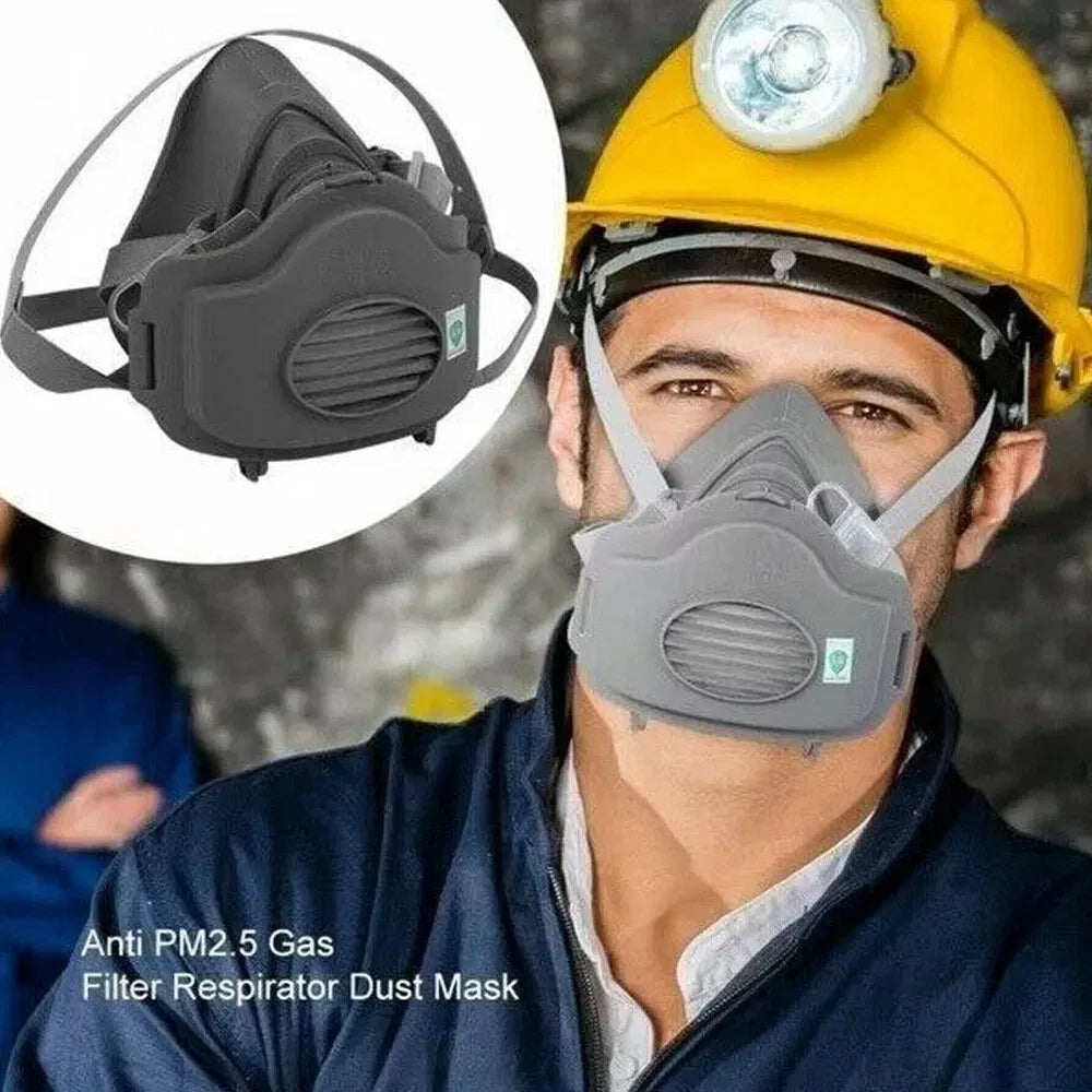Premium Dust Respirator Mask With 10 Replaceable Filters