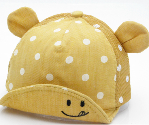 Baby Summer Sun Hat - Cute Cartoon Wide Brim Bucket Cap for Kids