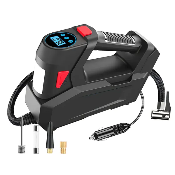Portable Cordless Tire Inflator - 120PSI Rechargeable Air Pump with Digital Gauge