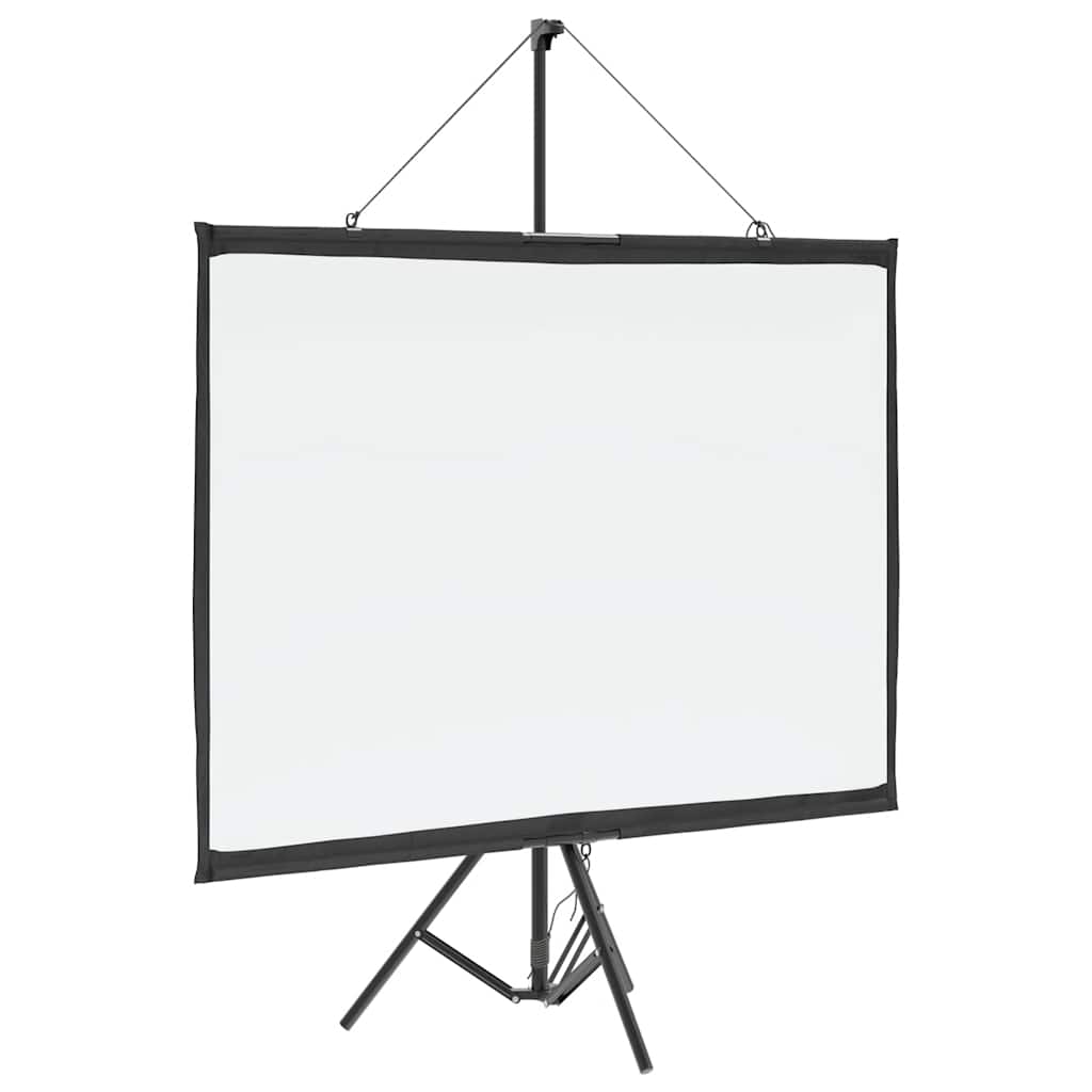 Portable Tripod Projector Screen - Freestanding Movie Screen for Home & Office
